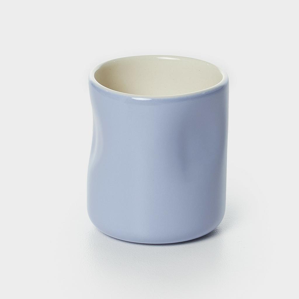 Стакан мятый нежно-синий 350 мл