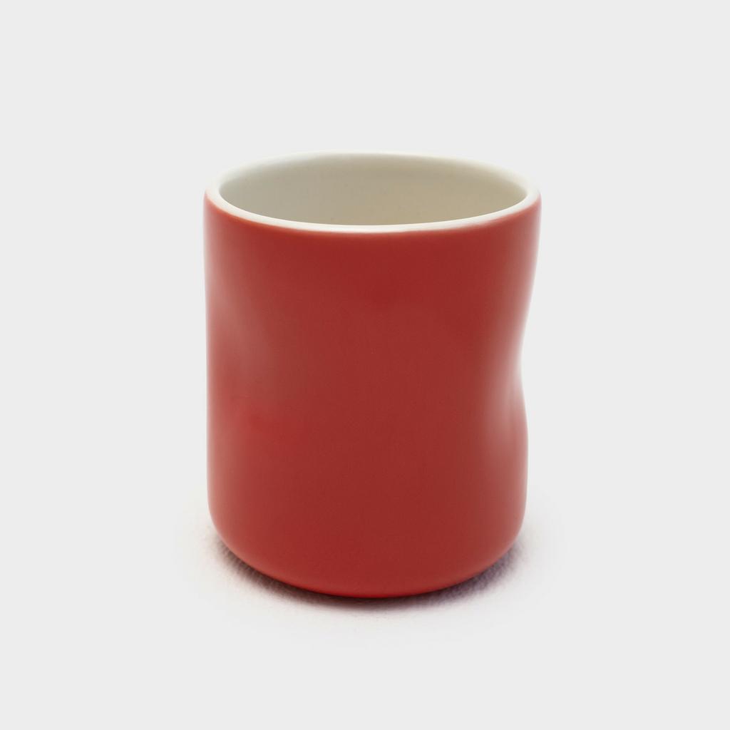 Стакан мятый красный 350 мл