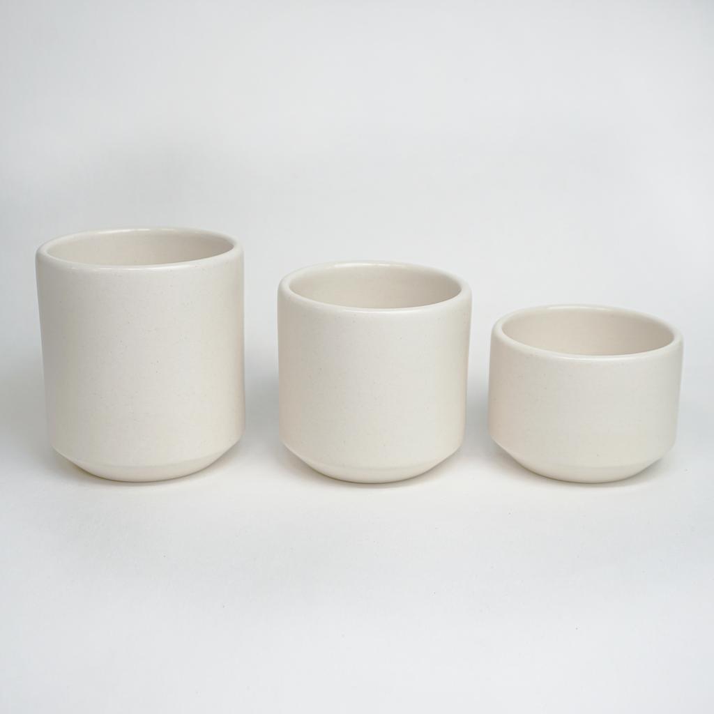 Стакан белый матовый 250/350/450 мл