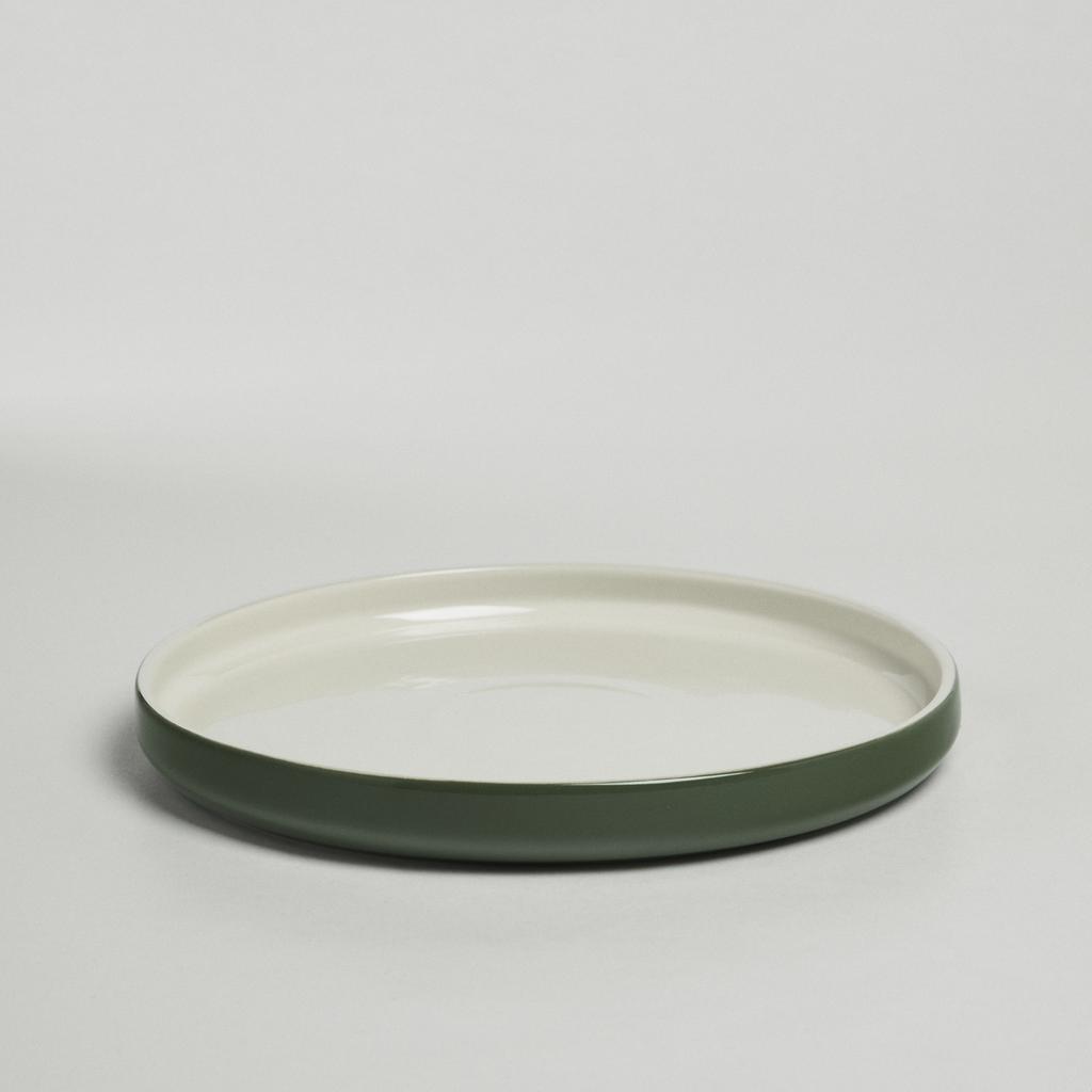 Тарелка 16/22 см. Цвет зеленый.