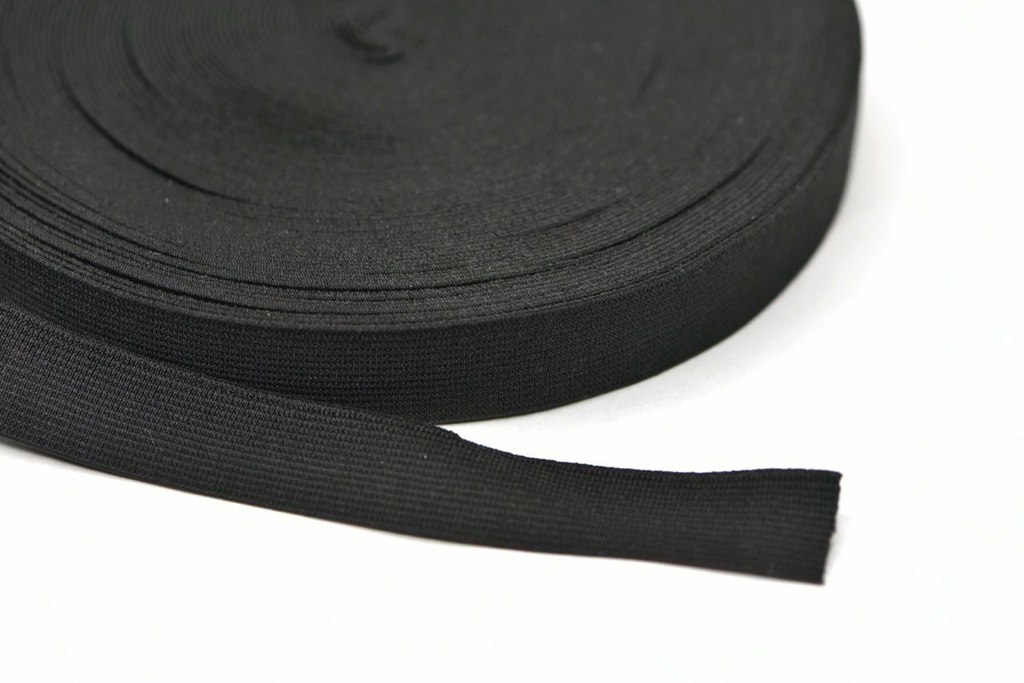 Резинка тканая Черная 20мм
