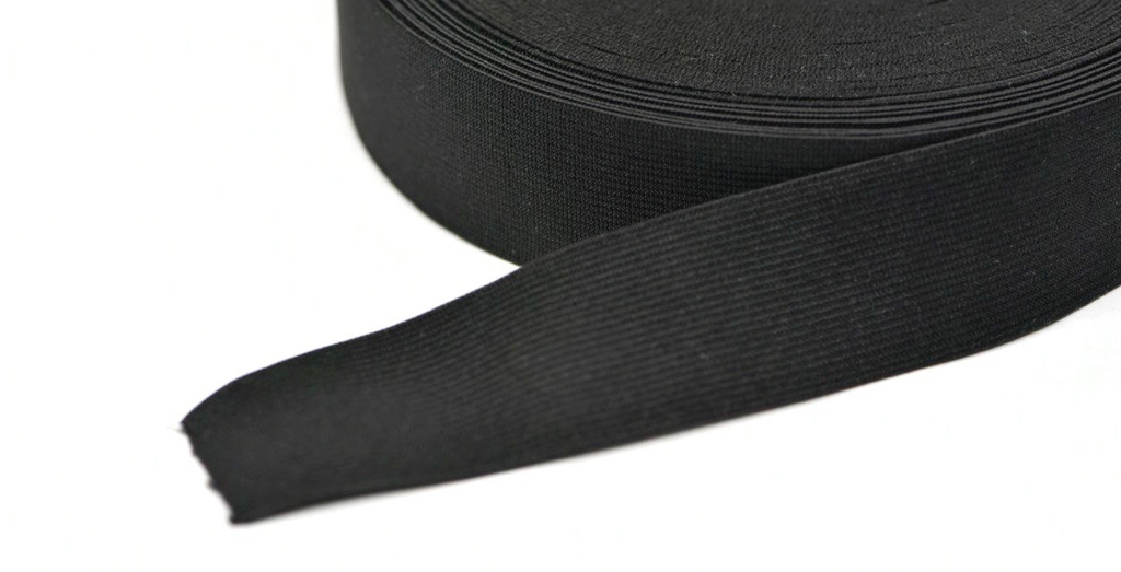 Резинка тканая Черная 35мм