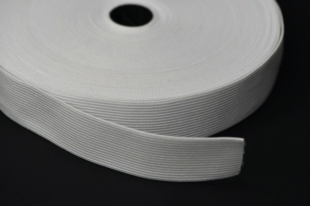 Резинка вязаная Белая 30мм