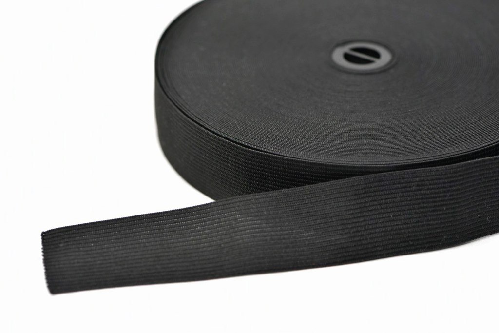 Резинка вязаная Черная 30мм