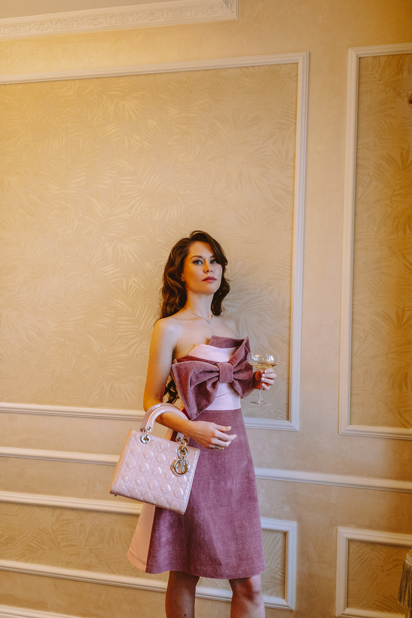 ПЛАТЬЕ С ДЕКОРАТИВНЫМ БАНТОМ