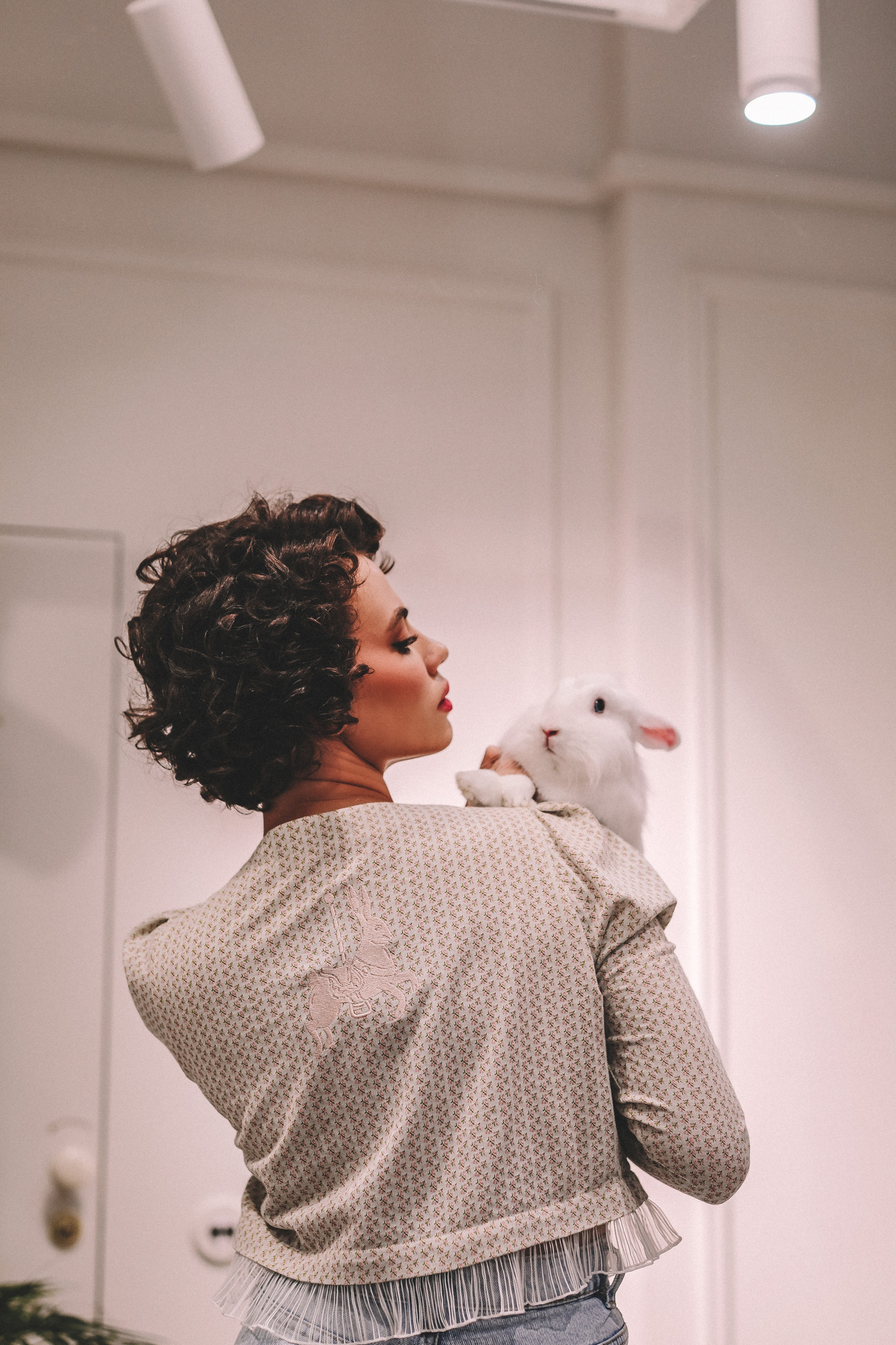 КРОП-СВИТЕР С 'ЗАЙКОЙ'