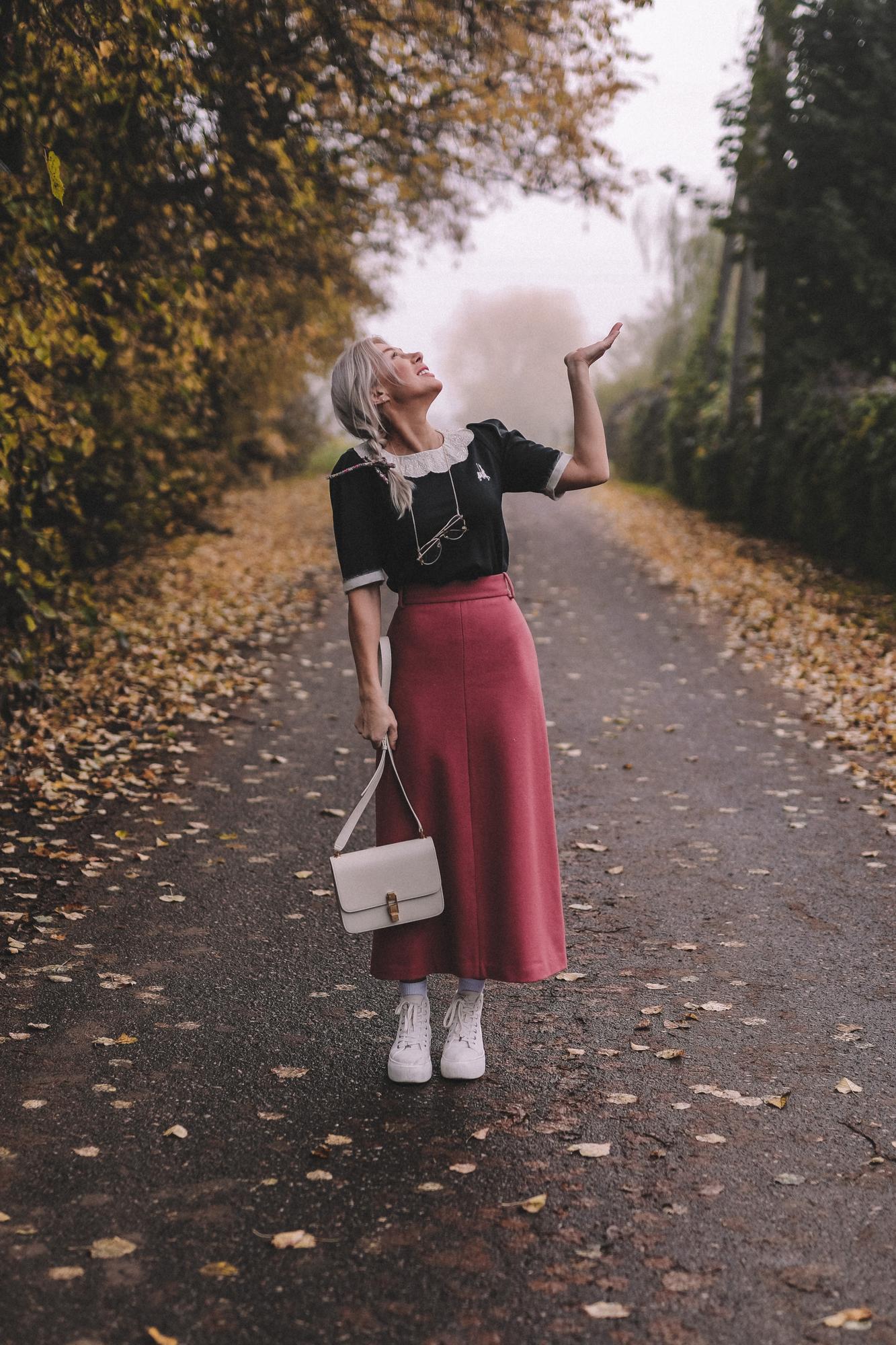 ЮБКА МИДИ ИЗ ЯГОДНОГО КАШЕМИРА