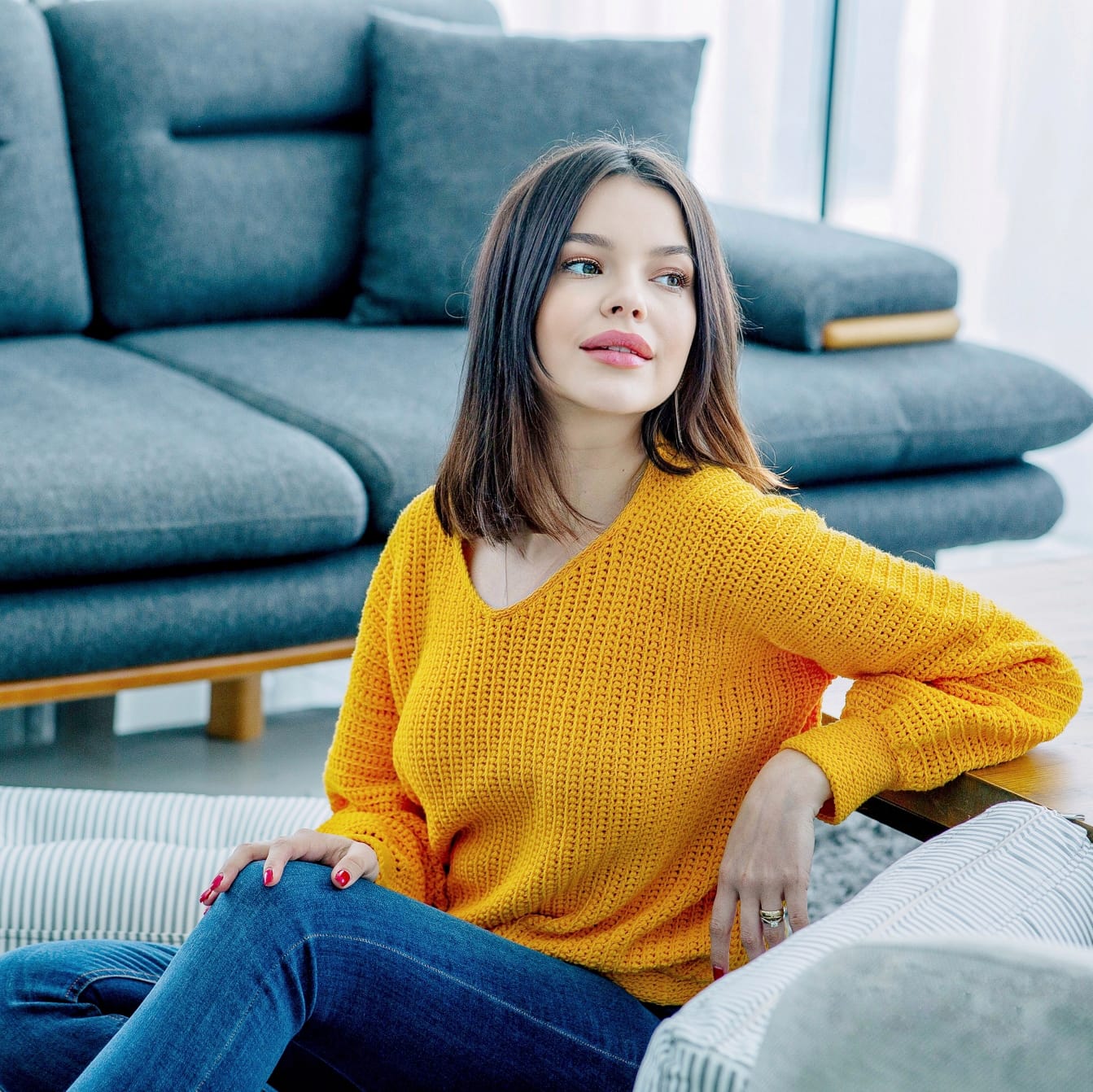 Джемпер крючком «Vertical»