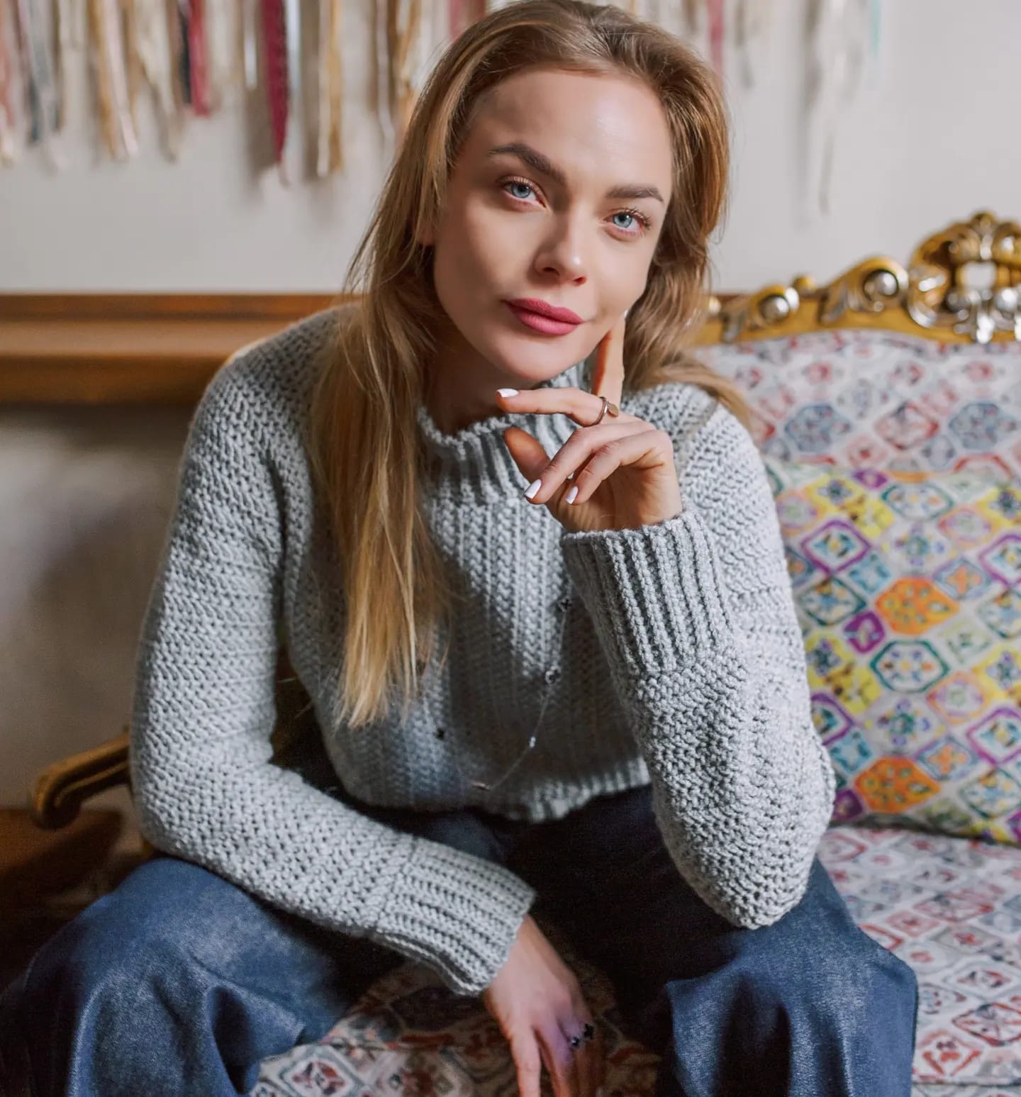 Свитер крючком Sweater Sprig