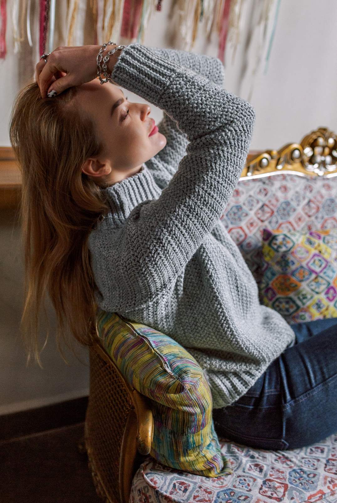 Свитер крючком Sweater Sprig