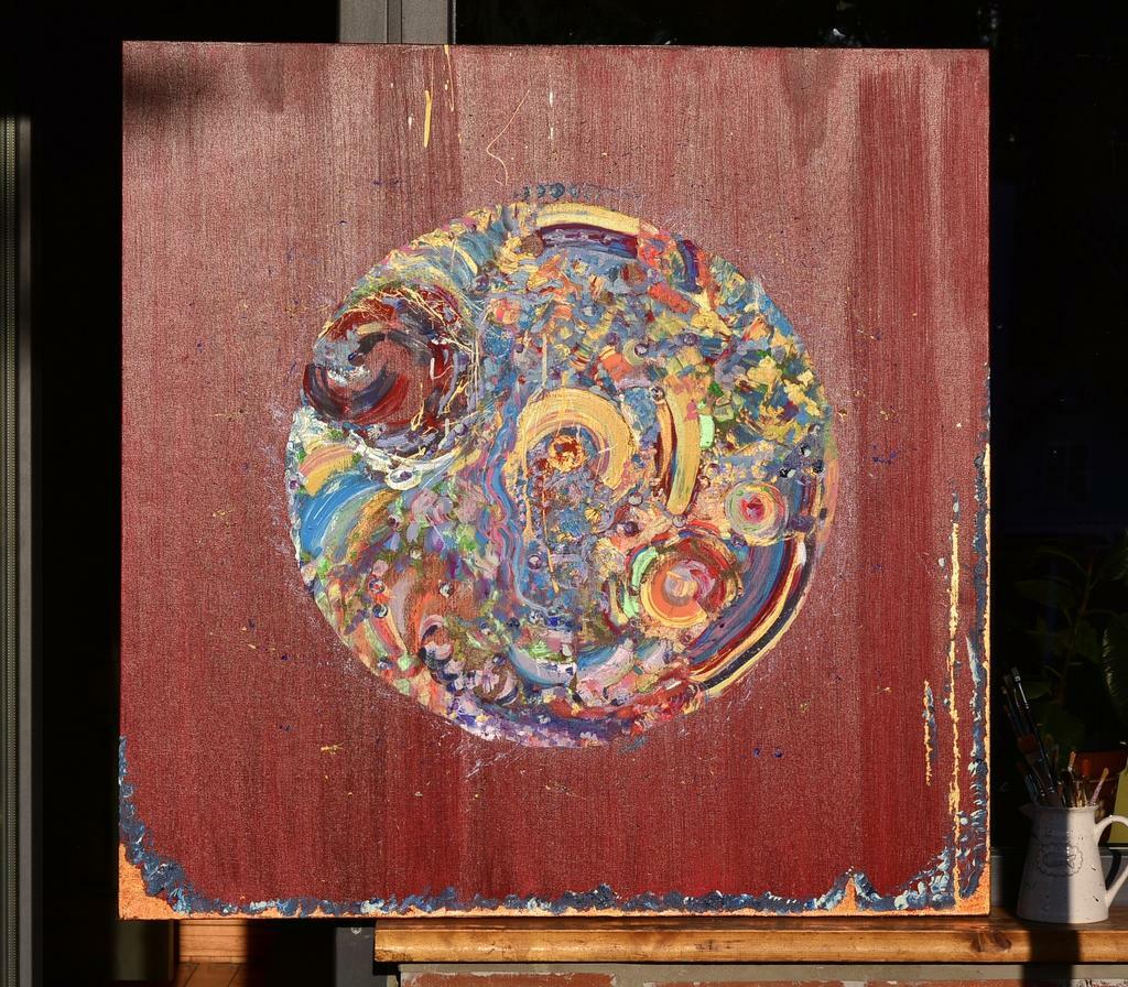 Арт Планета 100x100см | Бордо