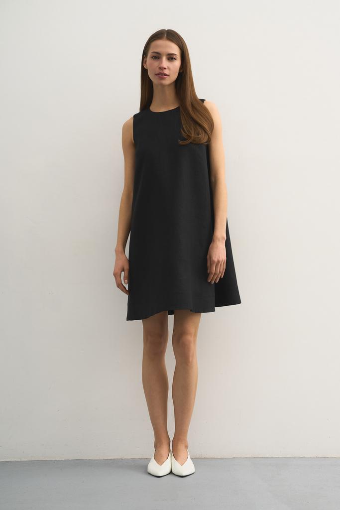 Платье льняное мини купить в интернет-магазине по выгодной цене Pure Linen