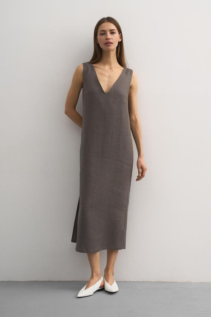 Платье льняное Aura из премиального умягчённого льна