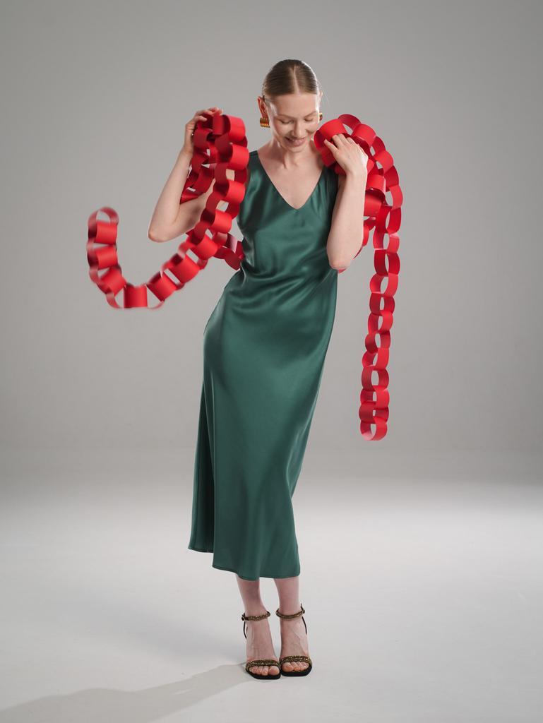 Платье из тенселя Сказочный лес