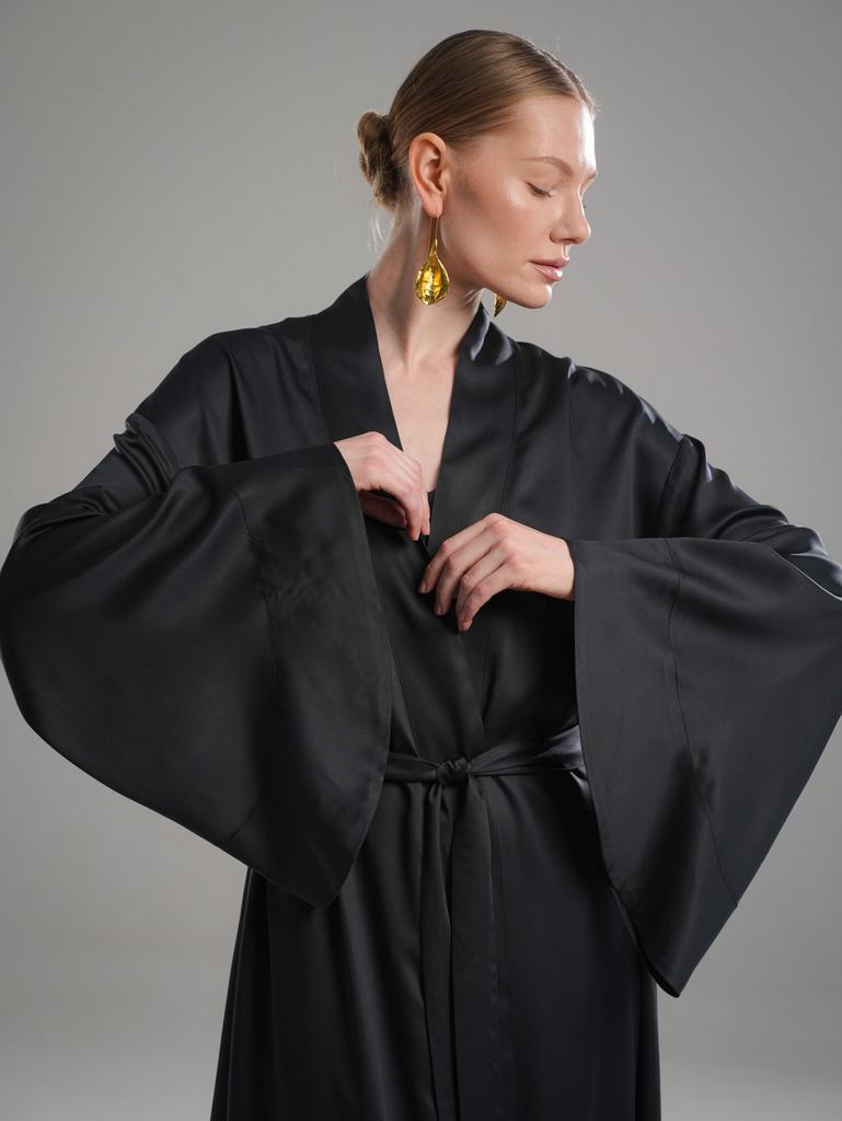 Кимоно из тенселя Полночь