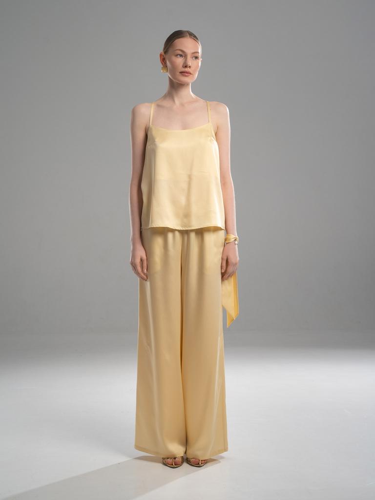 Брюки из тенселя Золотая рыбка