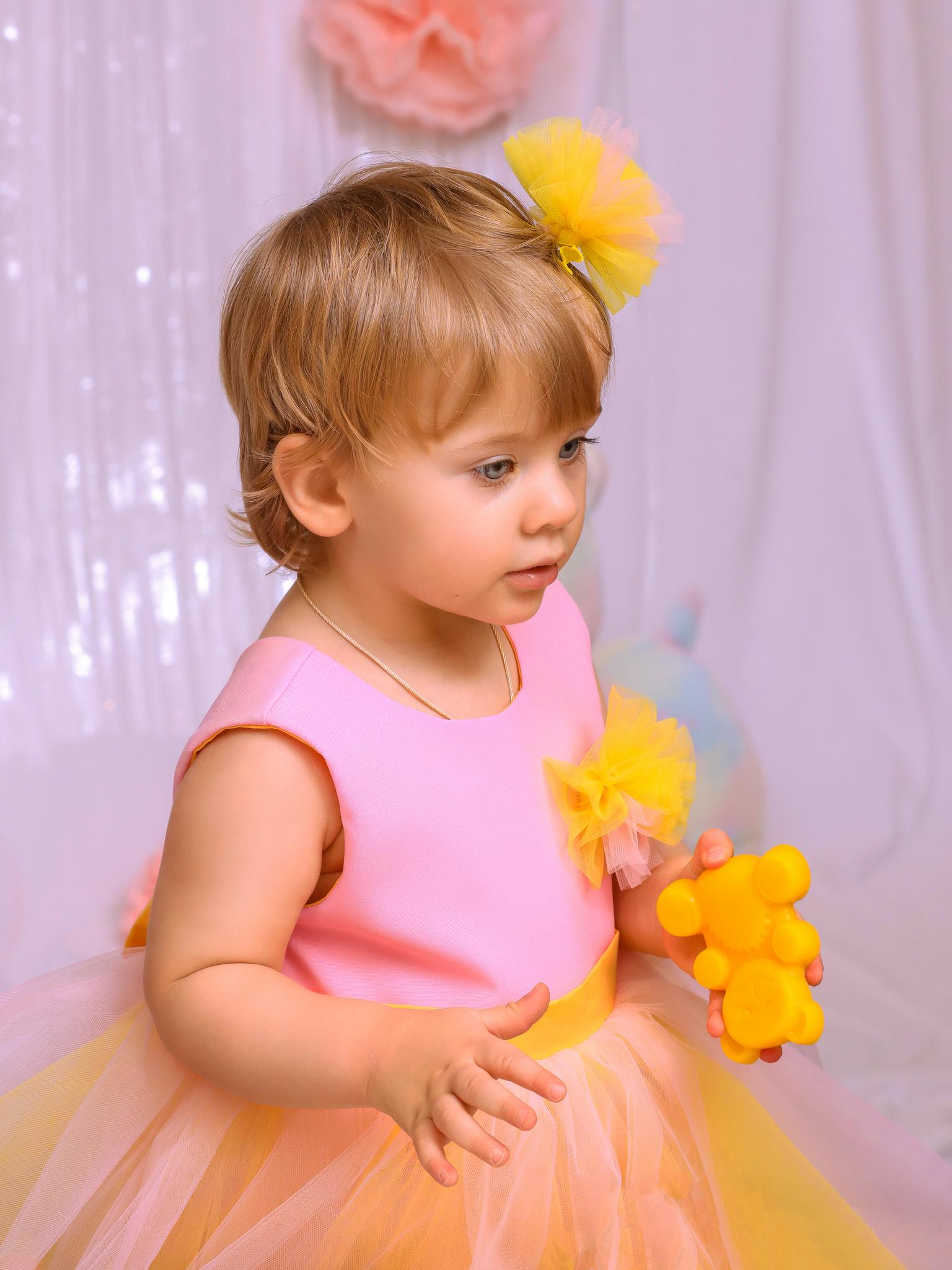 Платье "Ballerina" Pink-Yellow