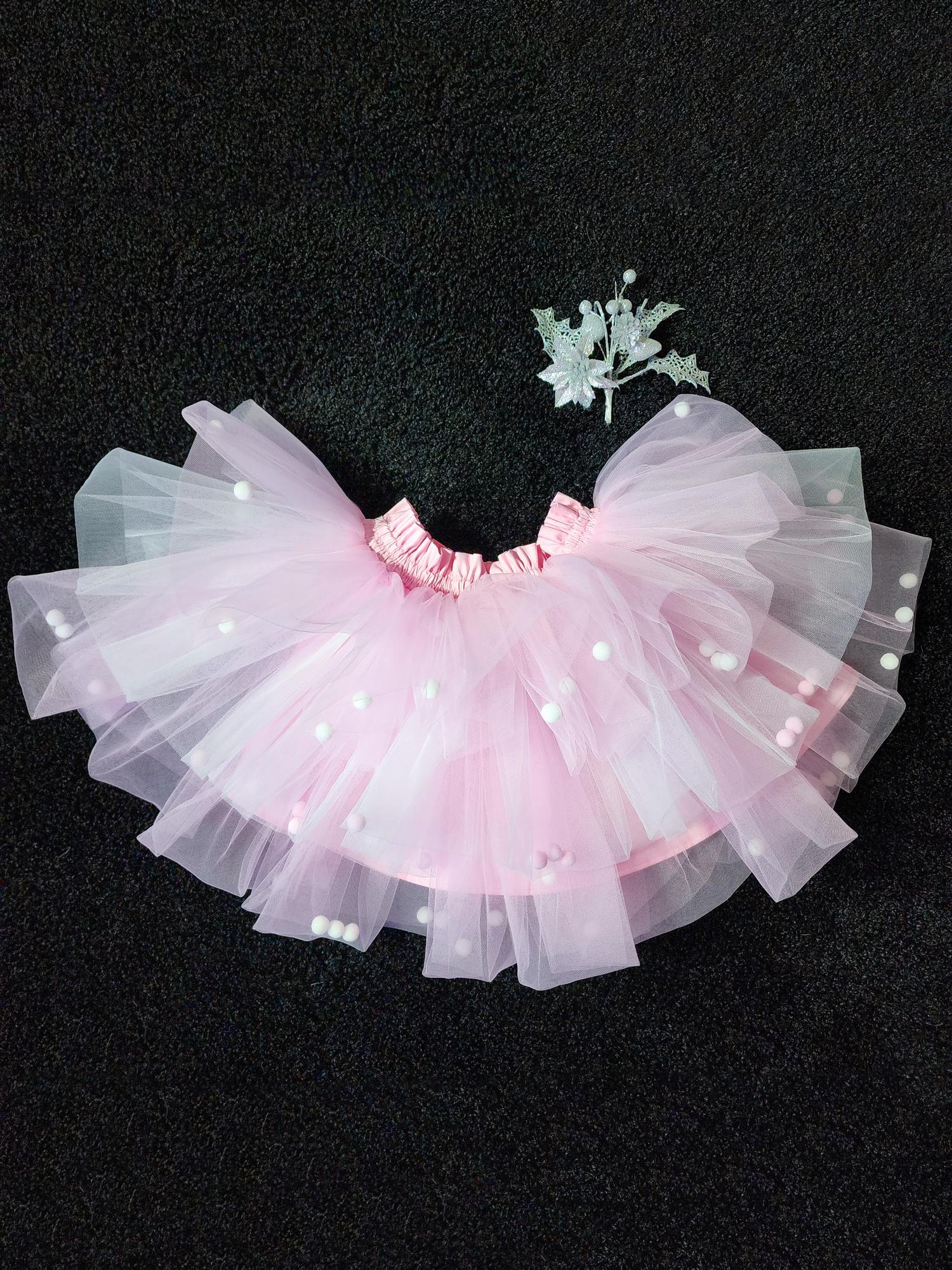 Юбка "Grape" Pink-White