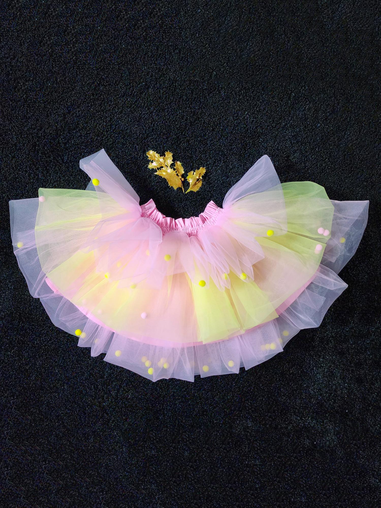 Юбка "Grape" Pink-Yellow