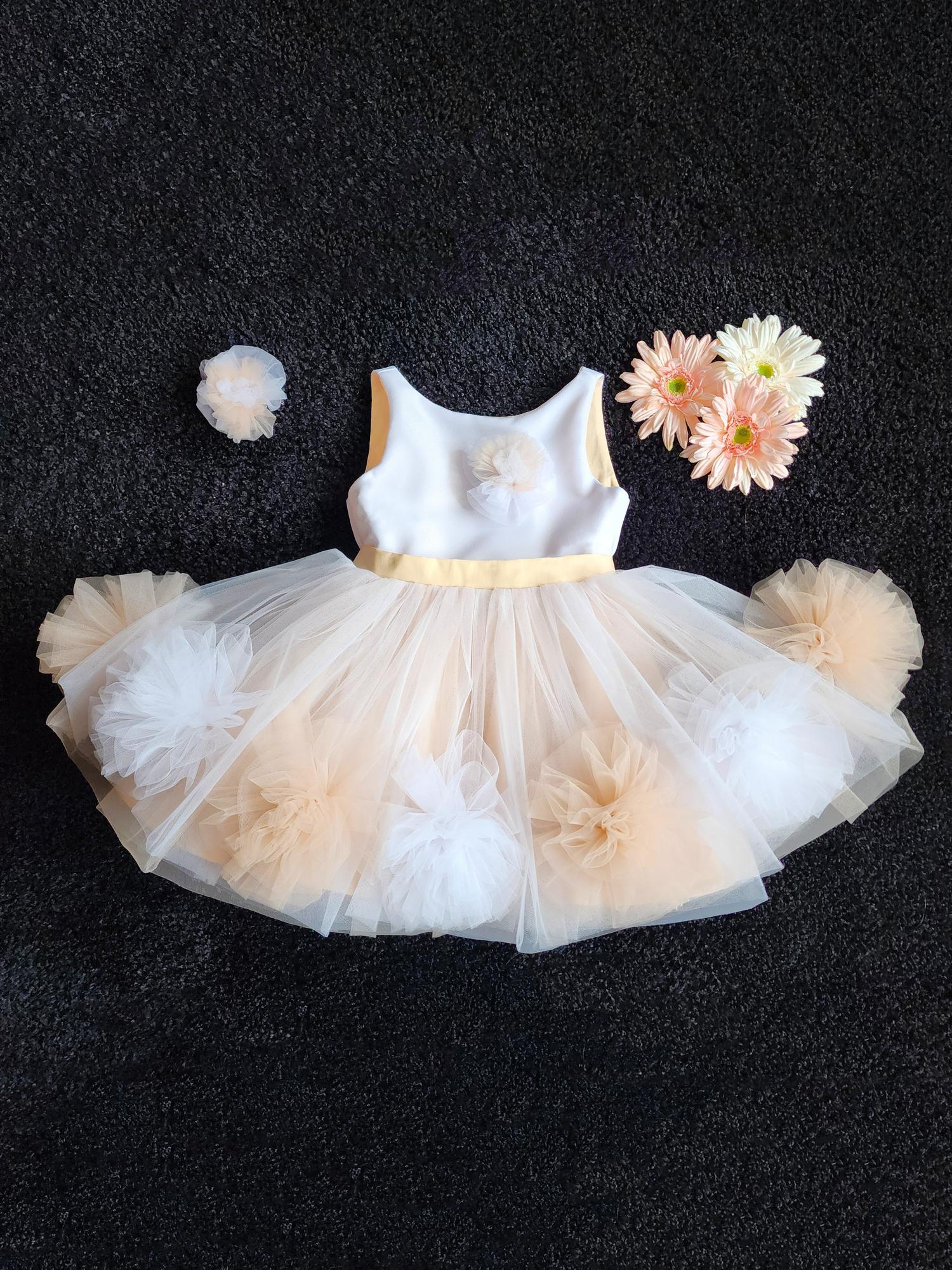 Платье "Snowflake" White-Beige