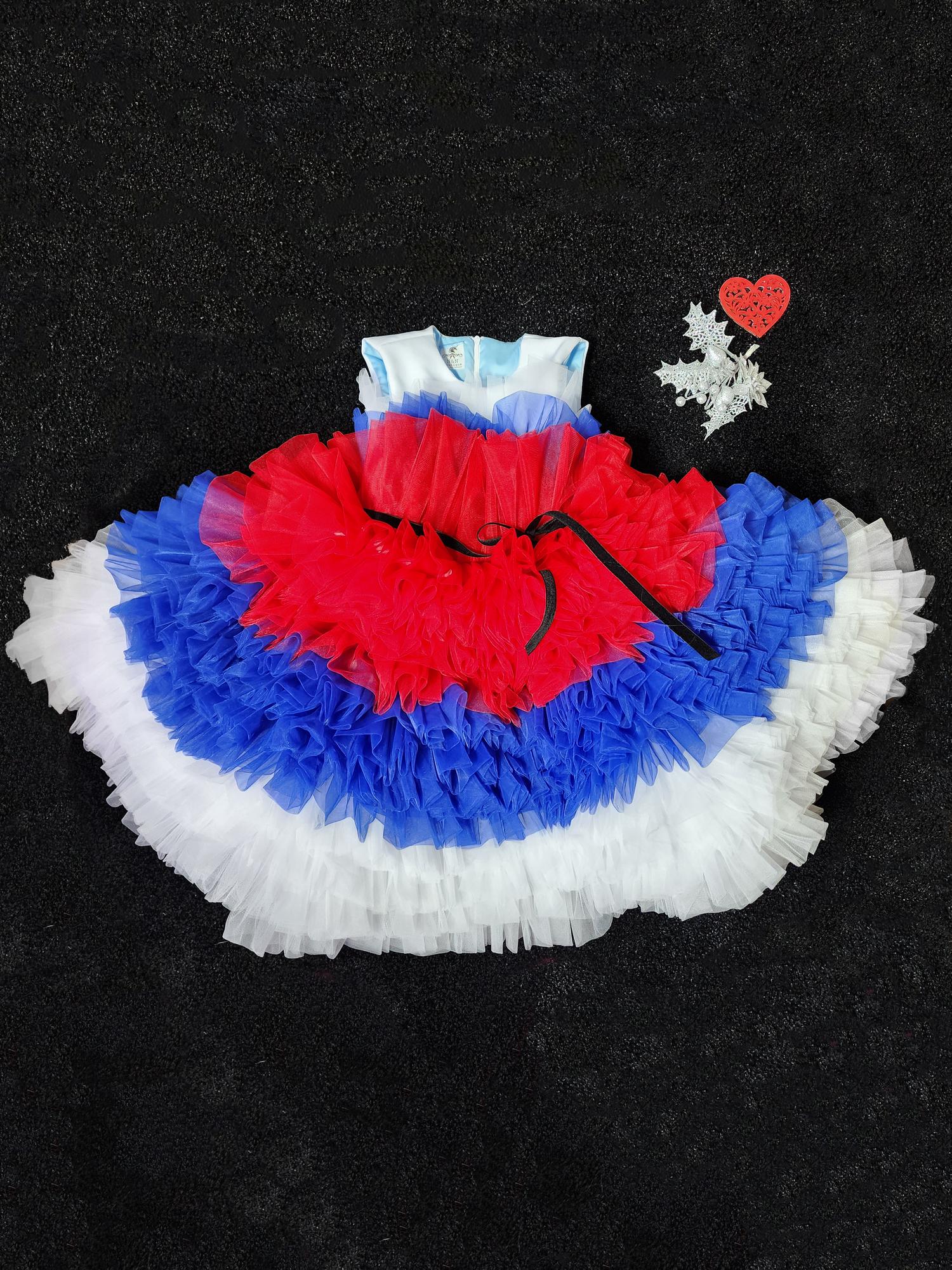 Платье "Peony" Tricolor