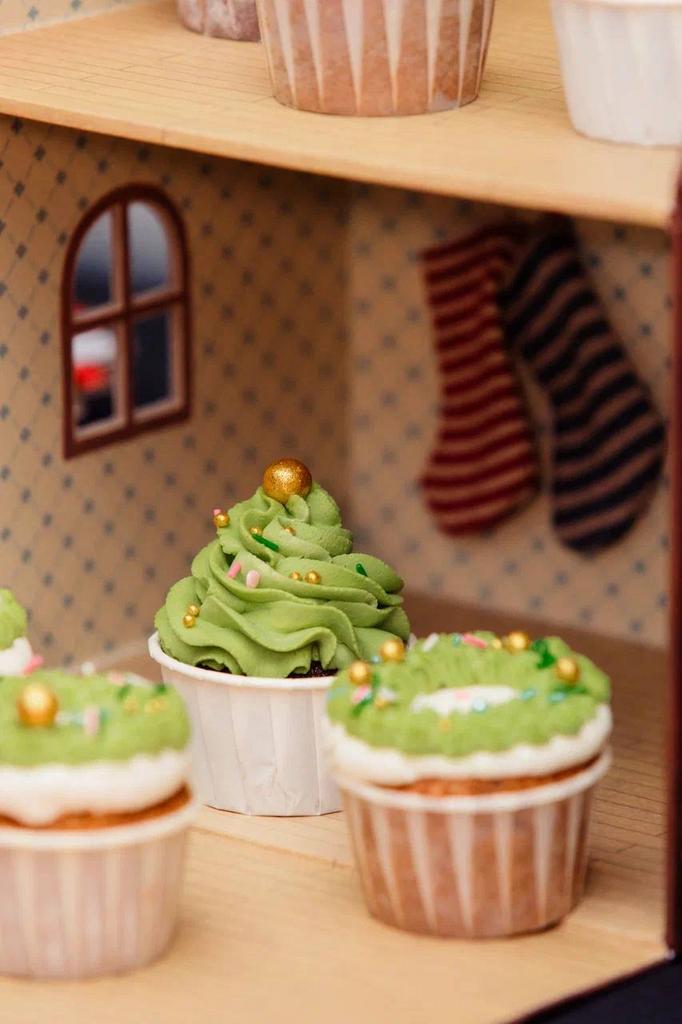 Капкейки новогодние