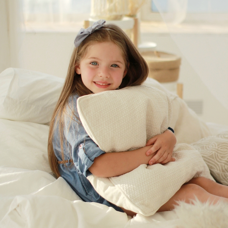 Повязка на голову "Хлопковый бант" серый с птицами