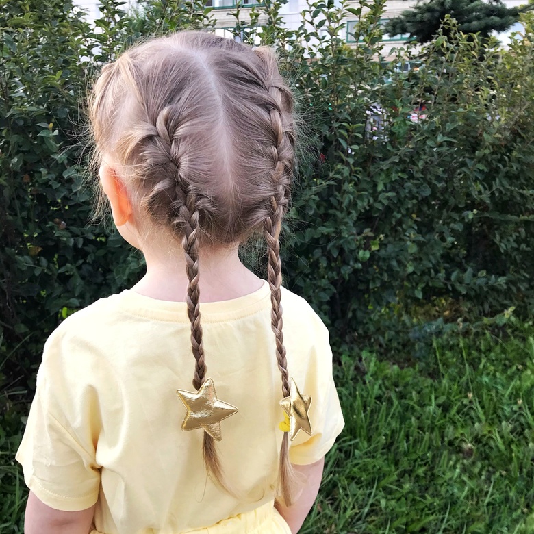 Резинки "Звезды" цвет золотой