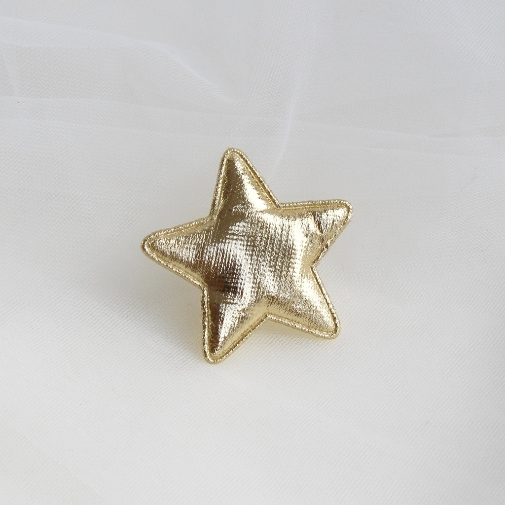 Заколка-зажим "Звезда" золотой