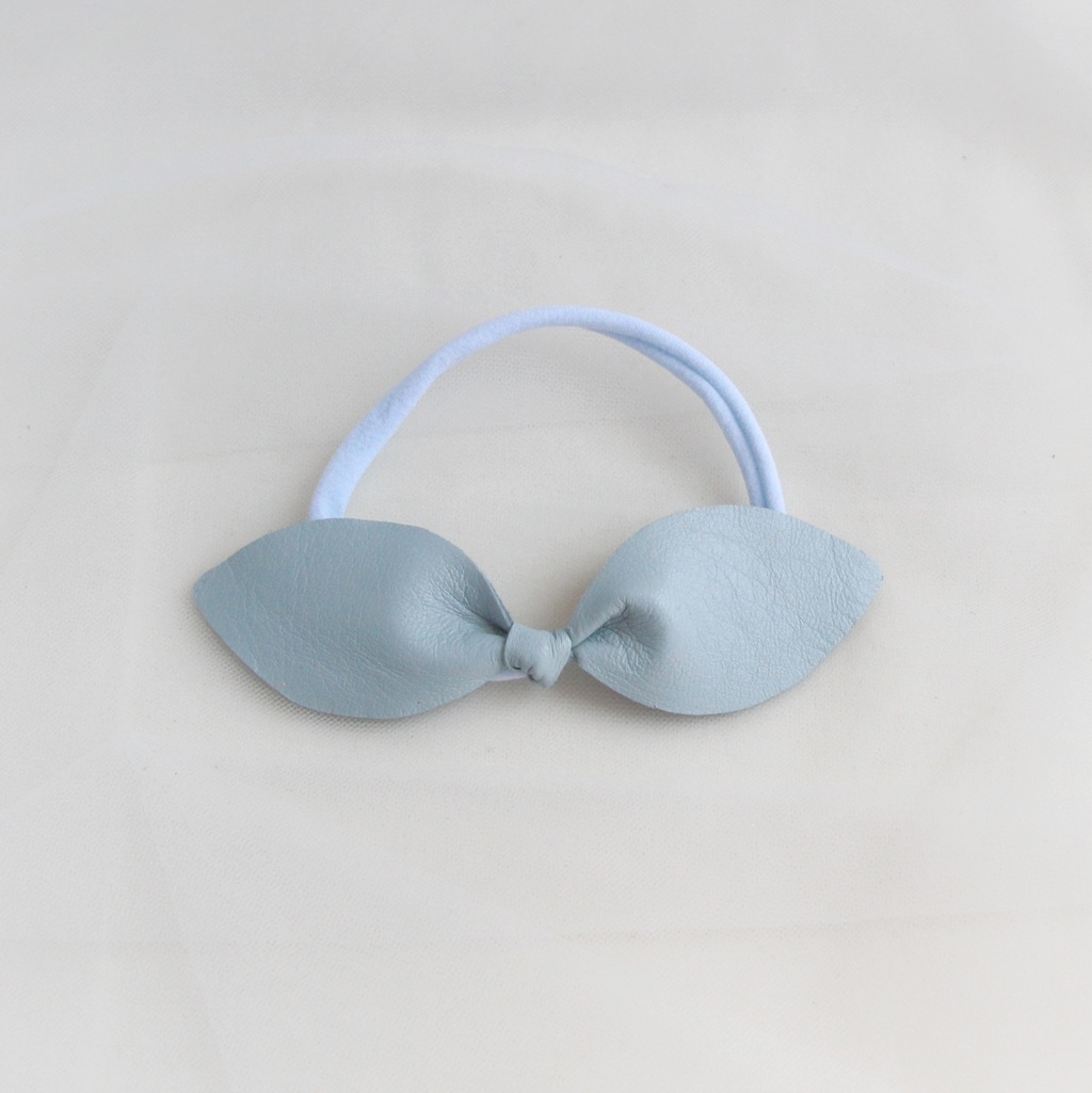 Повязка на голову "Крылья ангела" голубой