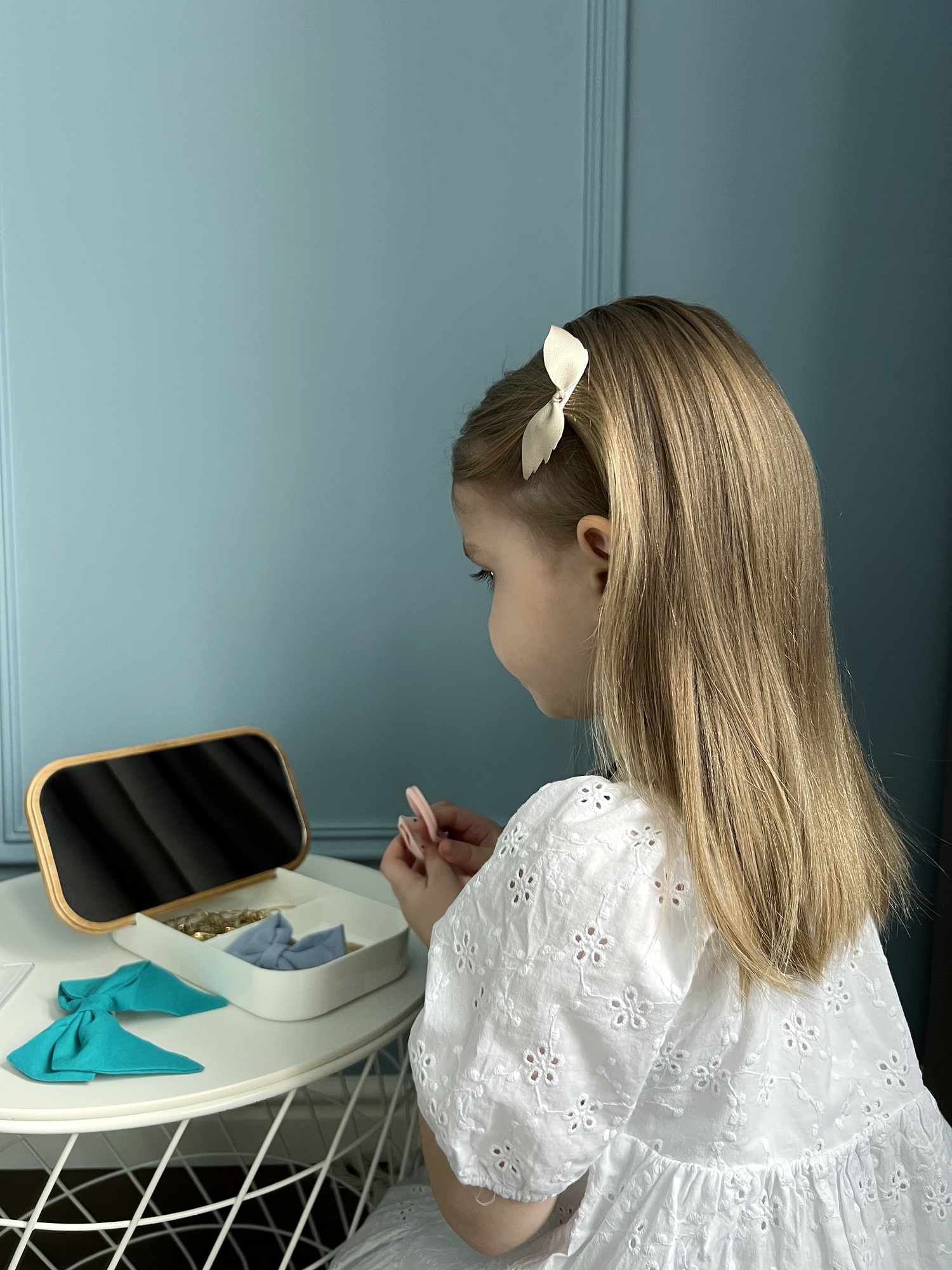 Заколки-зажимы "Крылья" золотой