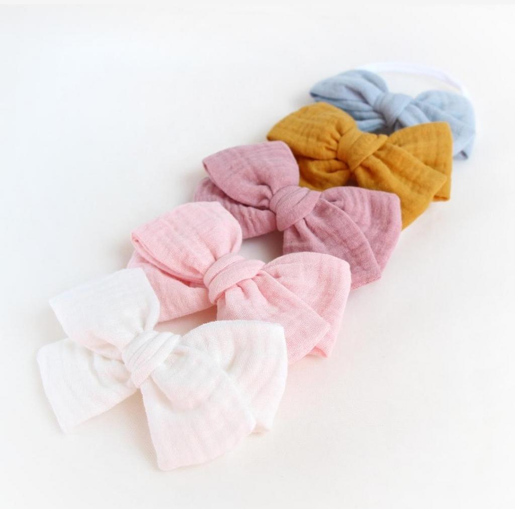 Повязка "Муслиновый бант" в ассортименте