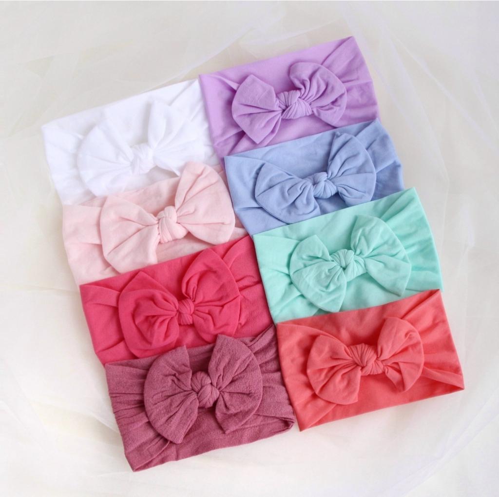 Повязка на голову "Широкий бант" в ассортименте