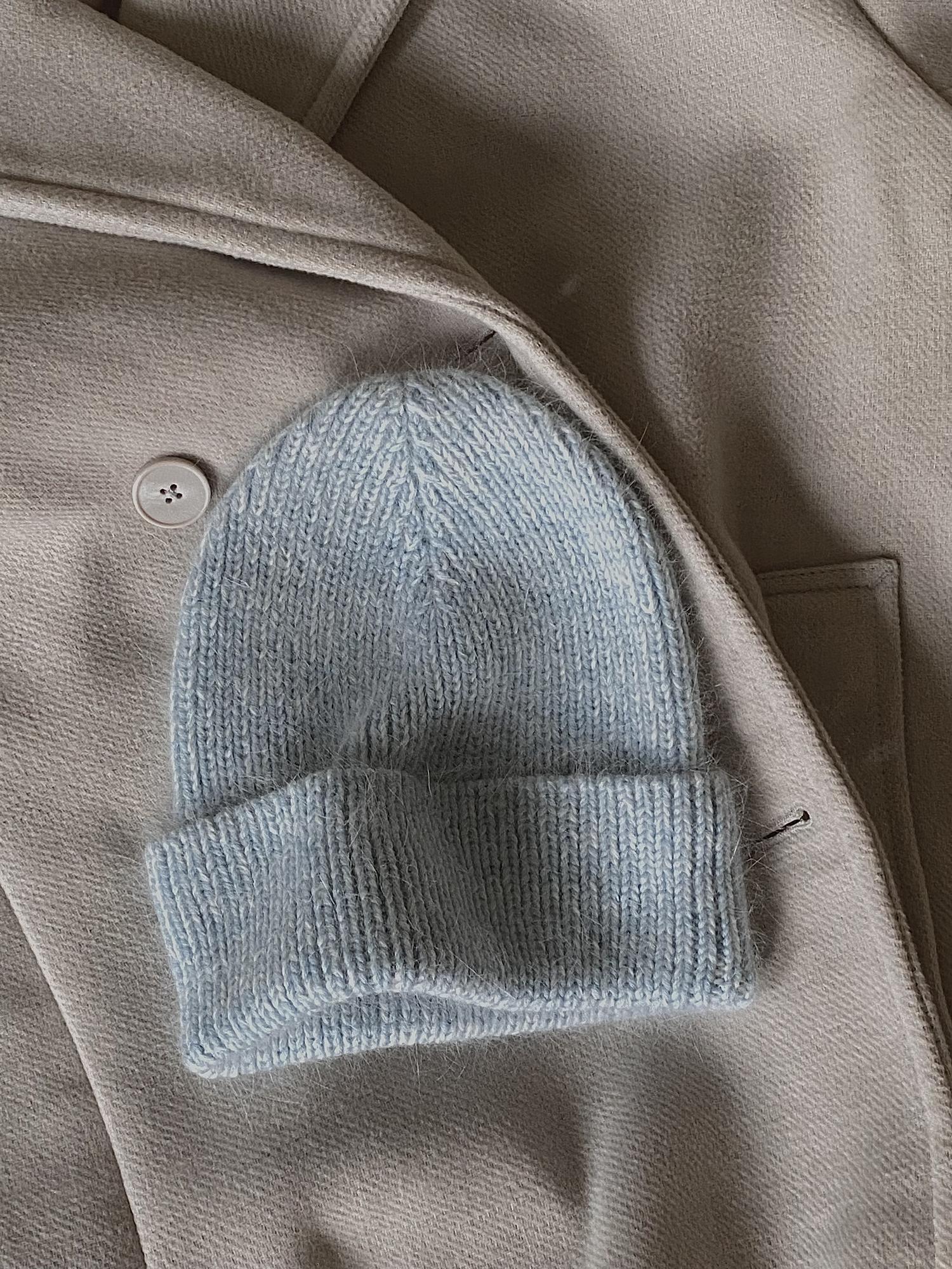 Шапка "Просто бини" + шарф