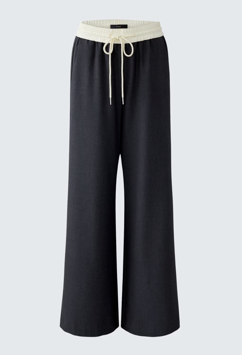 Брюки серые на завязках