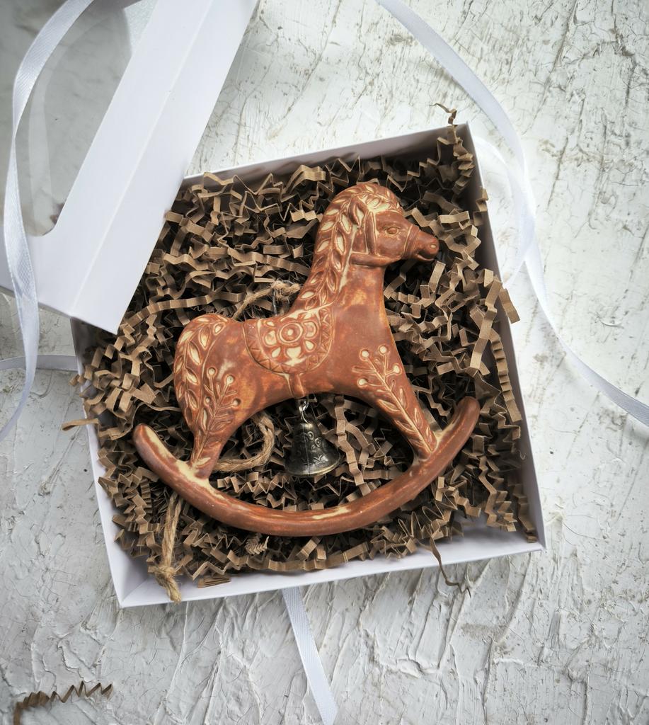 Лошадка-качалка подвес (пряник)