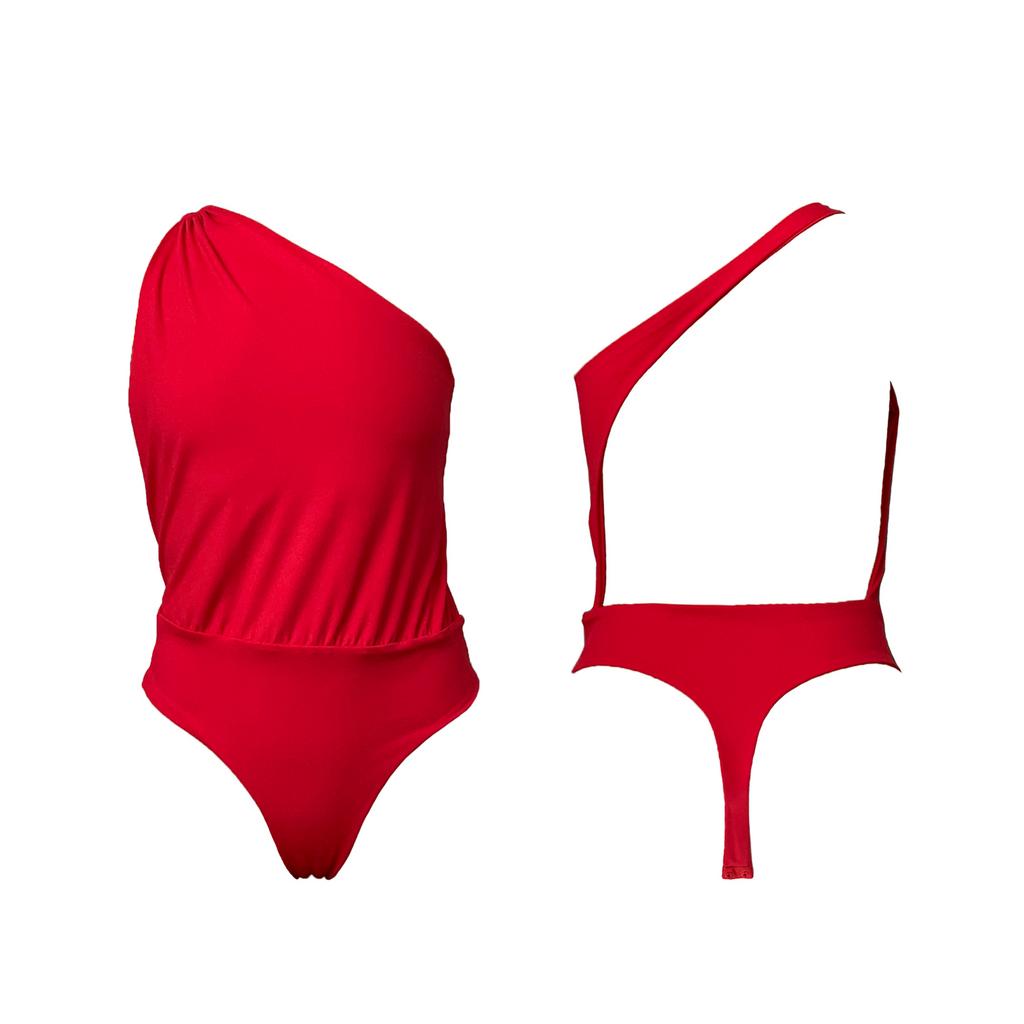 crasta краста красный боди с открытой спиной