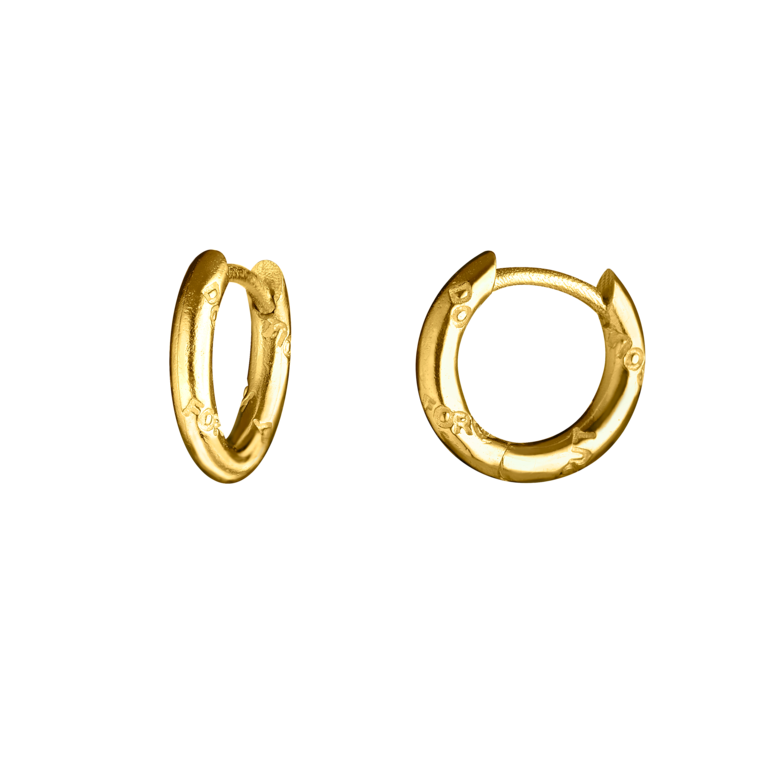 Моносерьга Small Click Gold