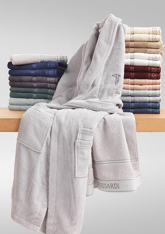 Халат Trussardi RIBBON, светло-серый