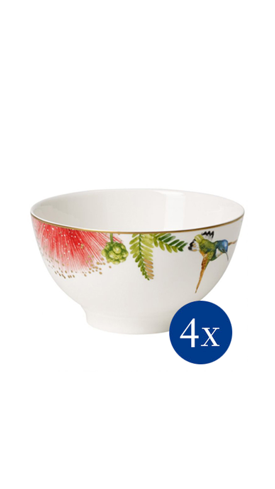 Набор глубоких салатников (4шт) 750 мл Villeroy & Boch Amazonia Anmut