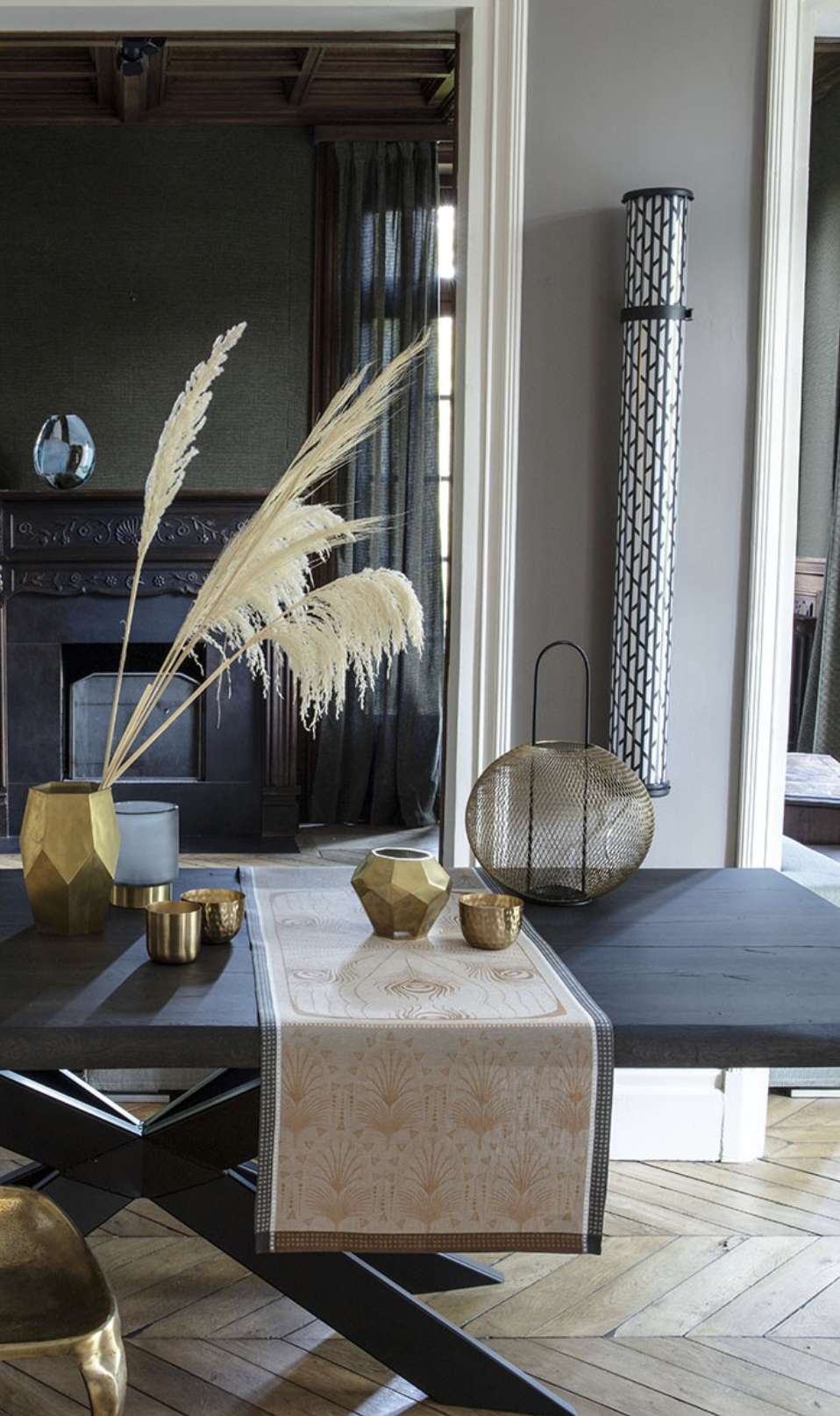 Дорожка на центр стола CABARET MOON 50*150 см, 100% лён