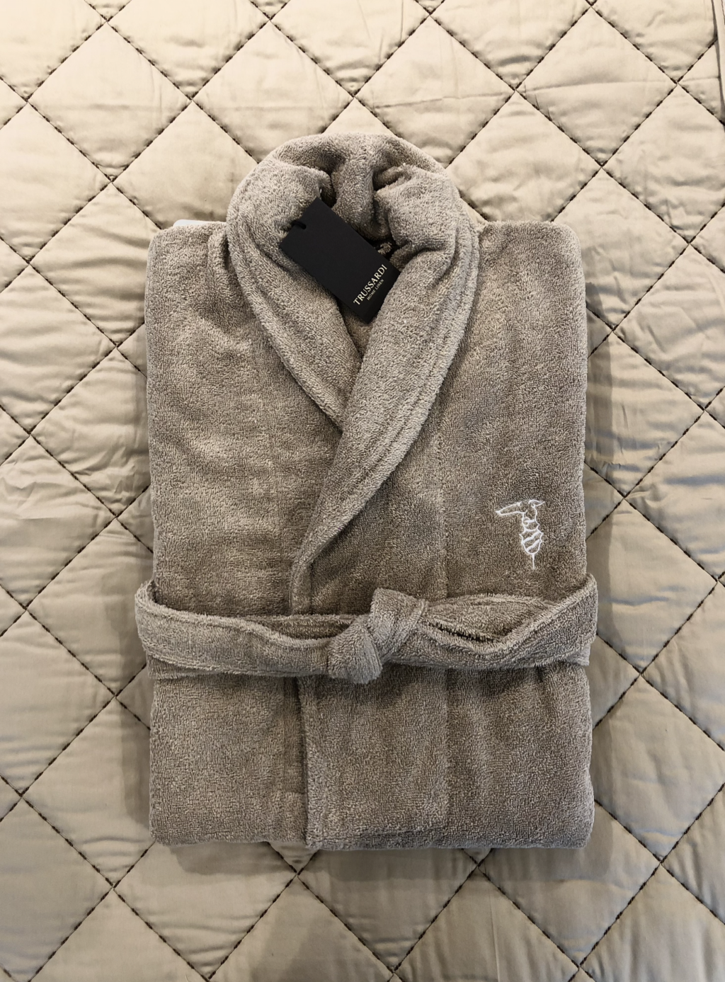 Халат Trussardi RIBBON, бежевый