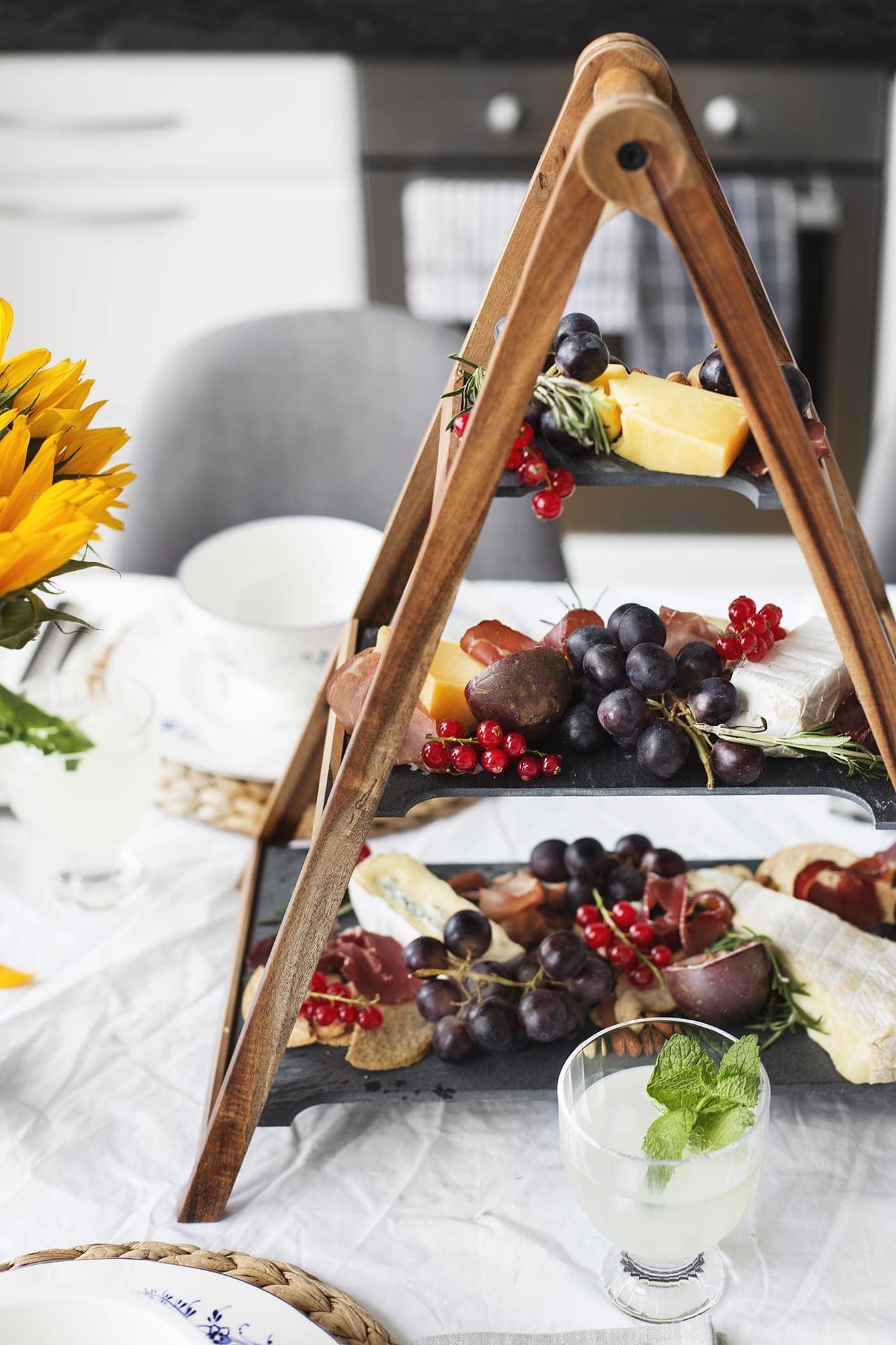 Этажерка Artesano Original Etagere с 3мя блюдами