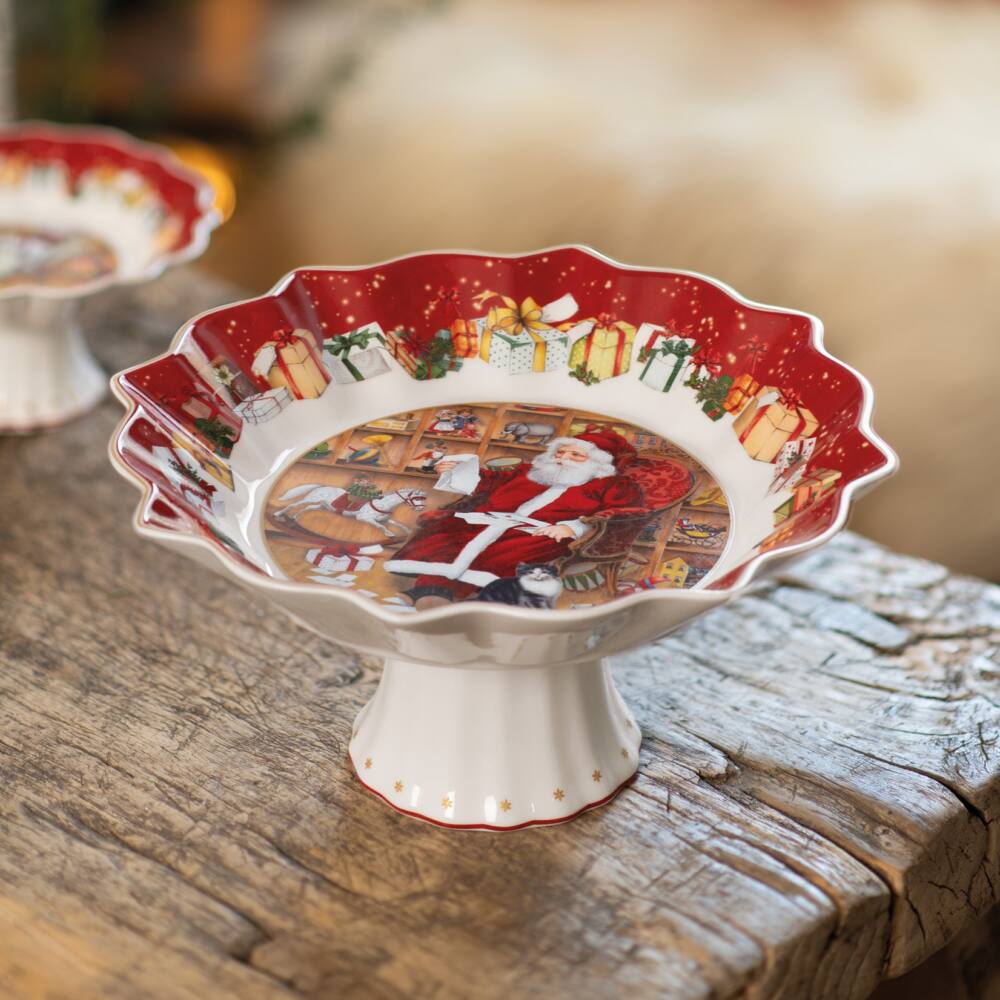 Чаша на ножке 24см "Санта читает список желаний" Toys Fantasy Villeroy&Boch