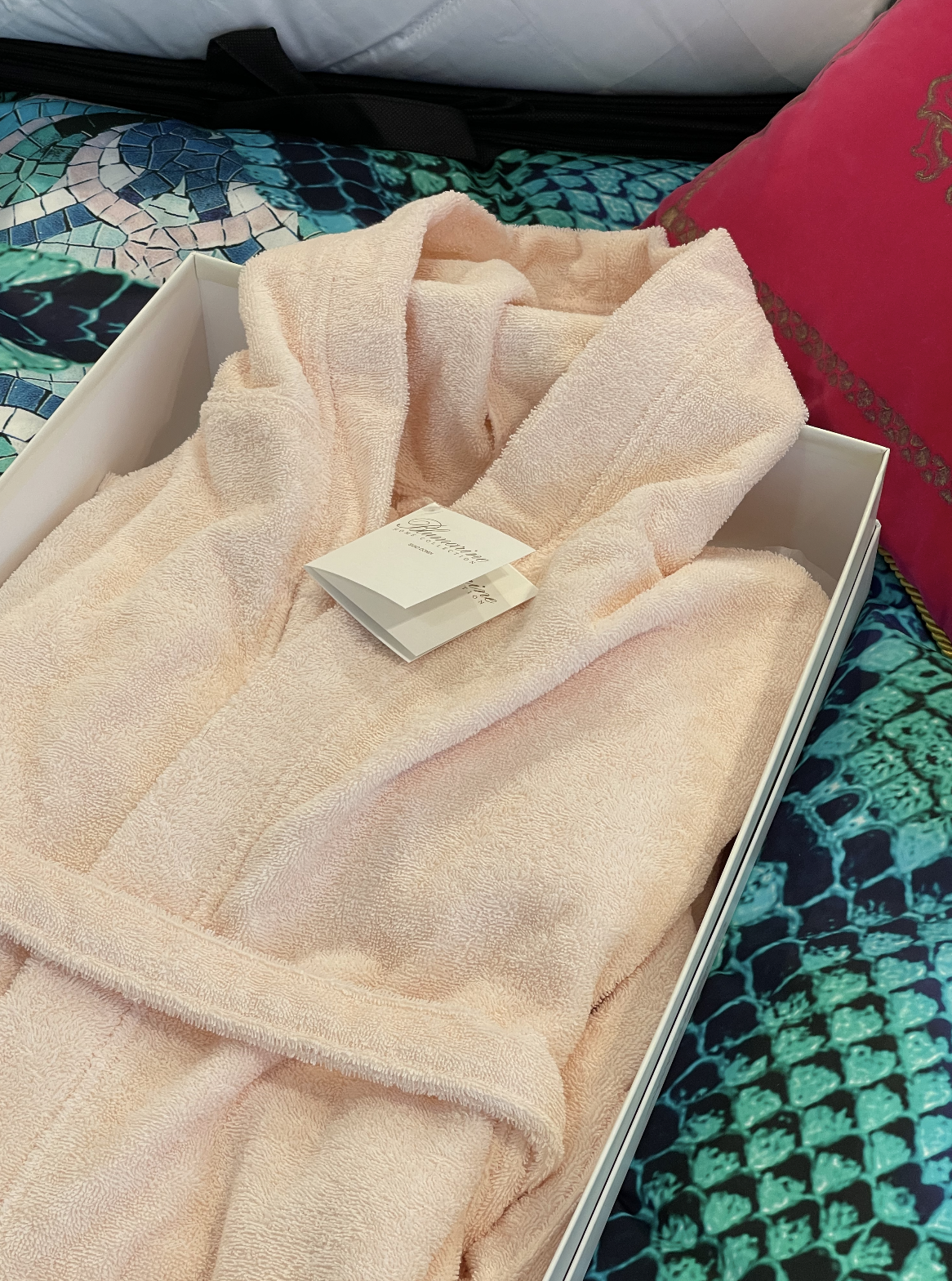 Халат BLUMARINE Spa, светло-розовый (powder pink)