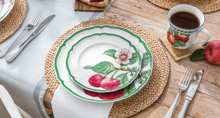 Плоская тарелка cherry (вишня) French Garden Modern Fruits