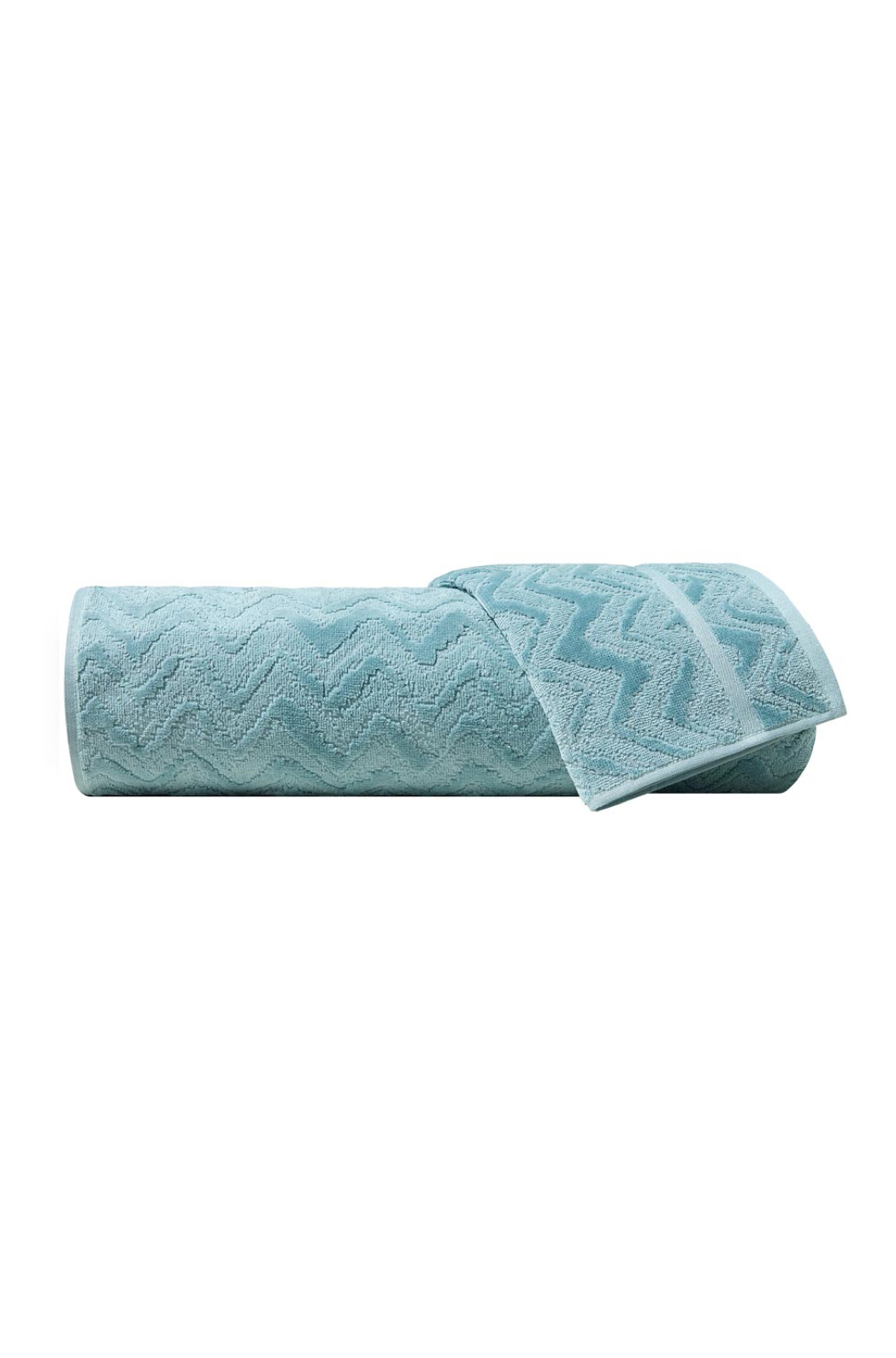 Большое банное полотенце MISSONI Rex (sky blue) 100*150см