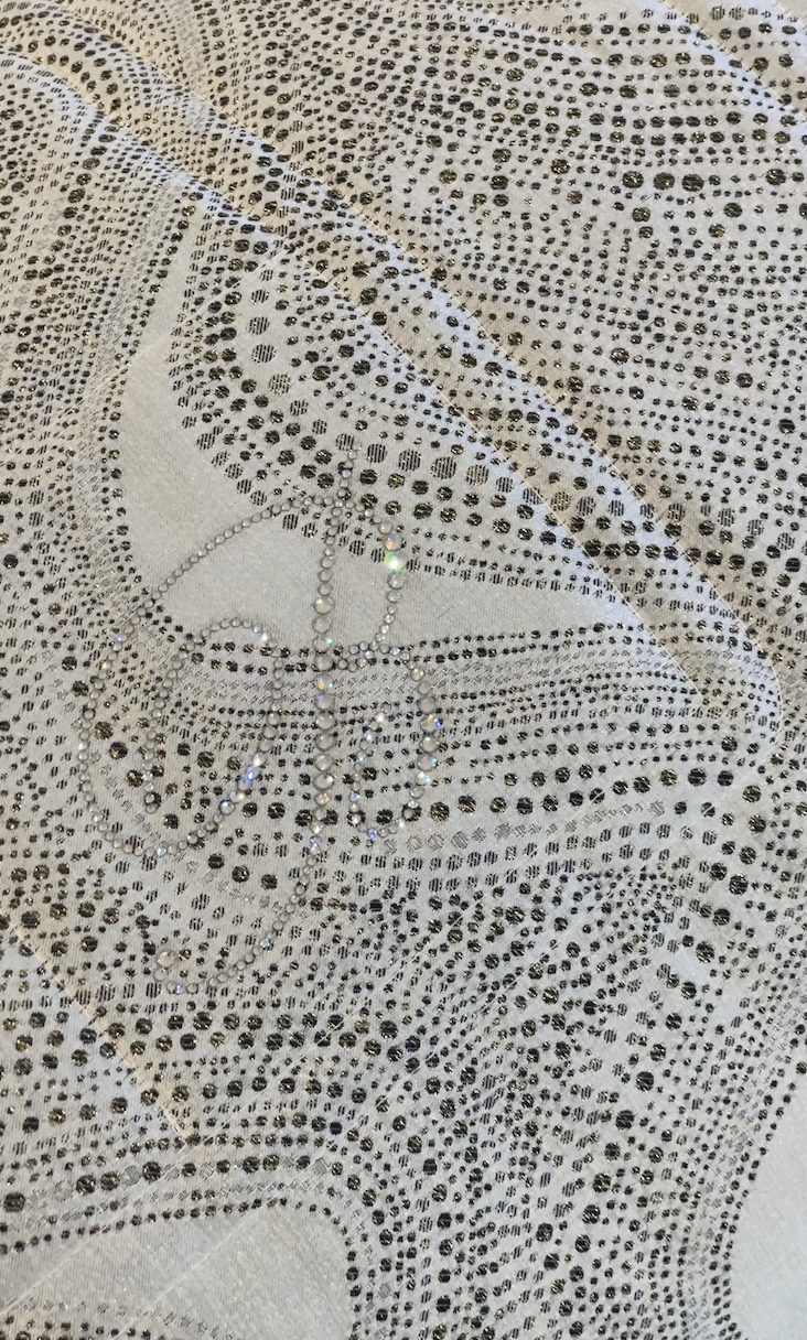 Покрывало BLUMARINE Crystelle, серый цвет