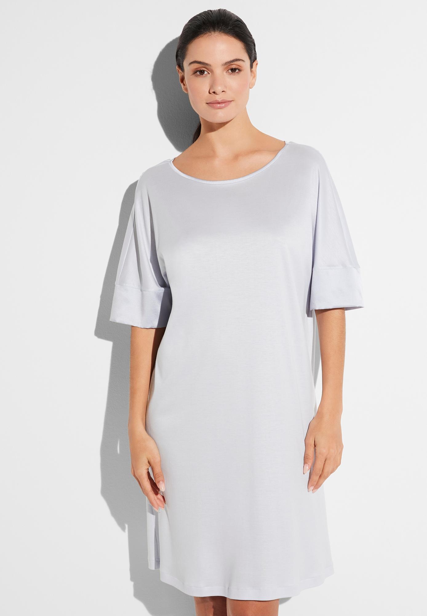 Туника с коротким рукавом ​Silk Dreams Zimmerli, цвет: светло-голубой (morning blue)