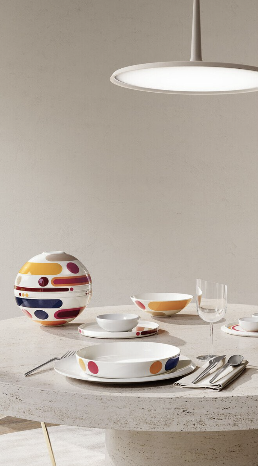 Iconic La Boule Miami Набор посуды 7 предметов на 2 персоны